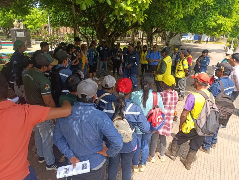 Capacitación práctica fortalece el manejo adecuado del arbolado urbano en Riberalta